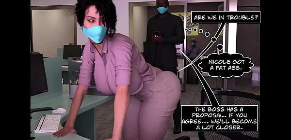  Sexy Pawg Wife Cheats With BBC Due To COVID (3D Comic)